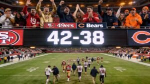 49ers Bears 42-38