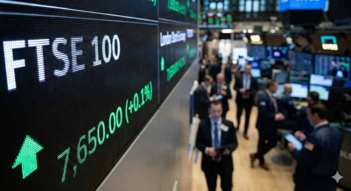 London Stocks Mixed as FTSE 100 Holds Steady: Gold Mining Stocks Soar While UK Banks Eye Higher Profit Targets