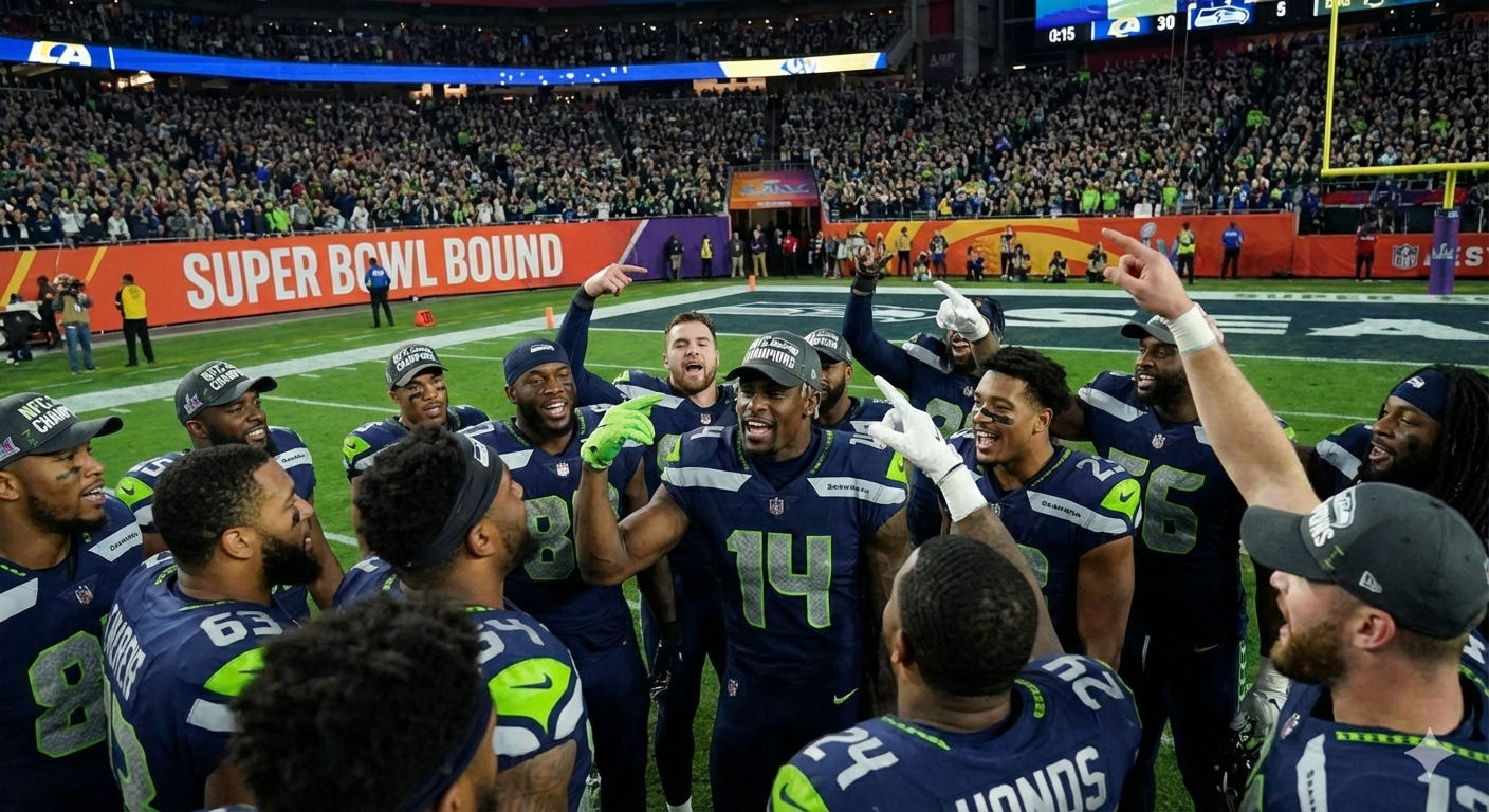 Seahawks Overcome Late Scare, Defeat Rams 31-27 to Advance to Super Bowl LX