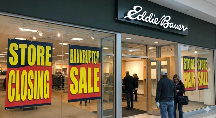 Eddie Bauer Files for Bankruptcy: Iconic Outdoor Retailer Faces Uncertain Future Amid Economic Turbulence.