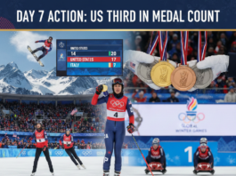 Complete Coverage of Day 7 Action as United States Sits Third in Medal Count with 14 Total Medals Behind Norway and Italy.