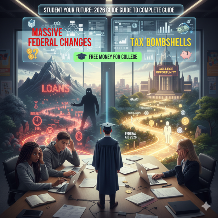 Student Loans and Scholarships 2026: Complete Guide to Massive Federal Changes, Tax Bombshells, and Free Money for College