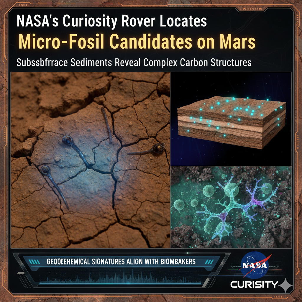 NASA's Curiosity Rover Discovers Largest Organic Molecules on Mars: Mounting Evidence Points Toward Ancient Life