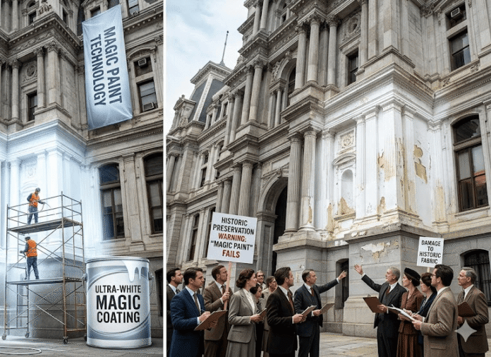 Trump Wants to Paint a Landmark Federal Building White With 'Magic Paint.' Preservation Experts Say It Won't Work