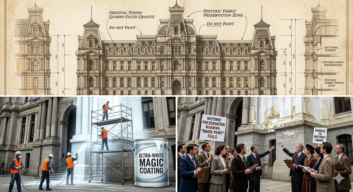 Trump Wants to Paint a Landmark Federal Building White With 'Magic Paint.' Preservation Experts Say It Won't Work