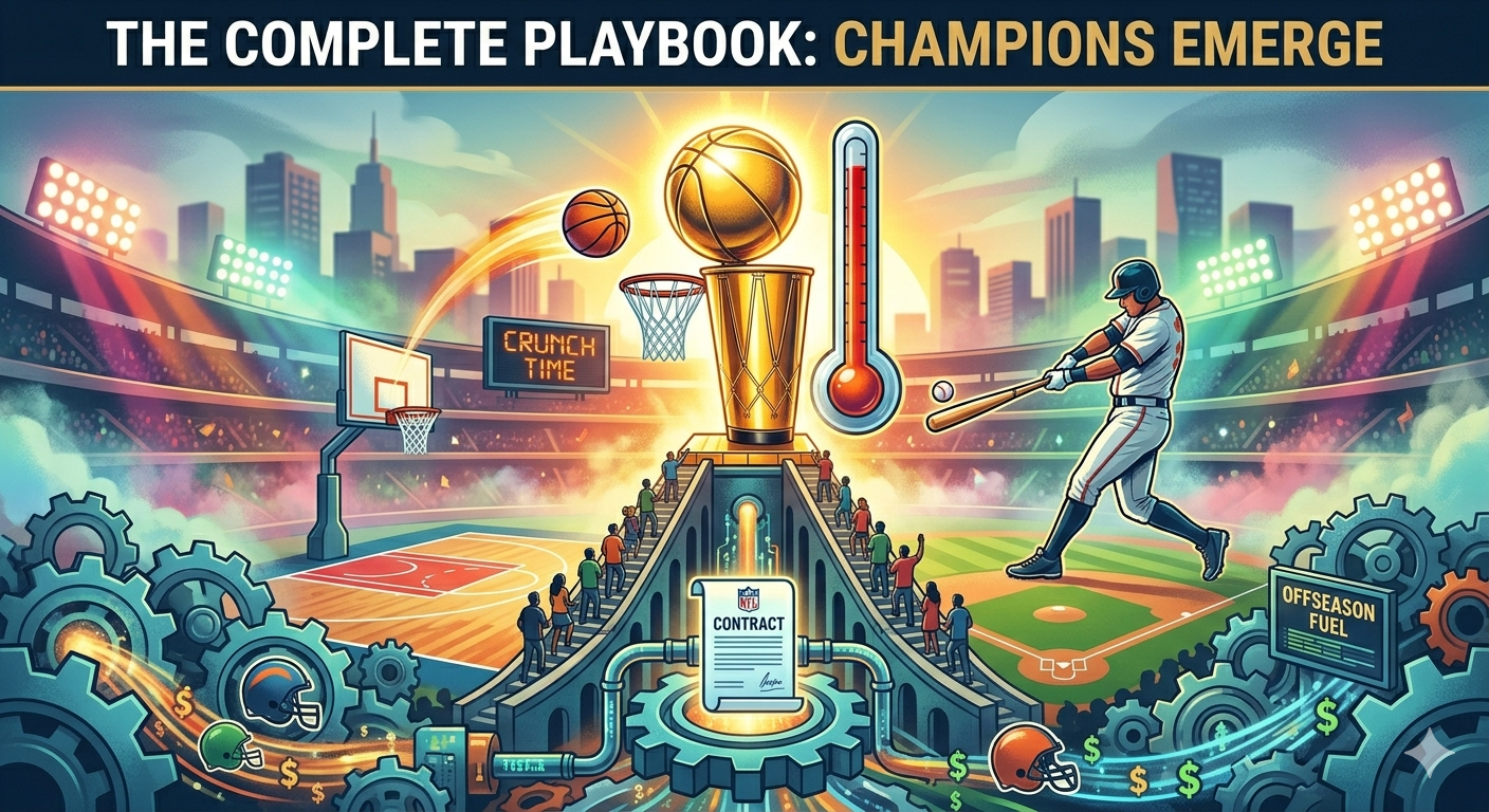 NBA Playoff Race Tightens , MLB Season Heats Up & NFL Offseason Moves Shake the League